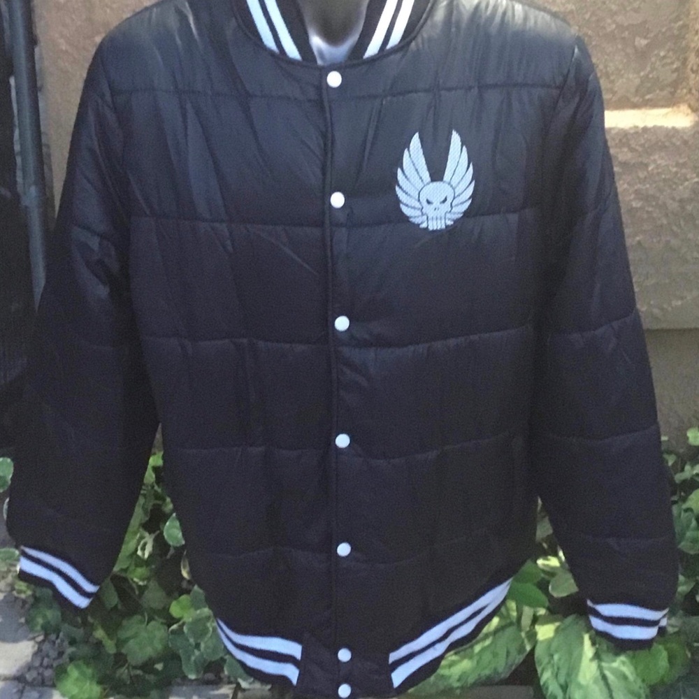 NWT Marvel The Punisher Puff Jacket Multiple Sizes Available